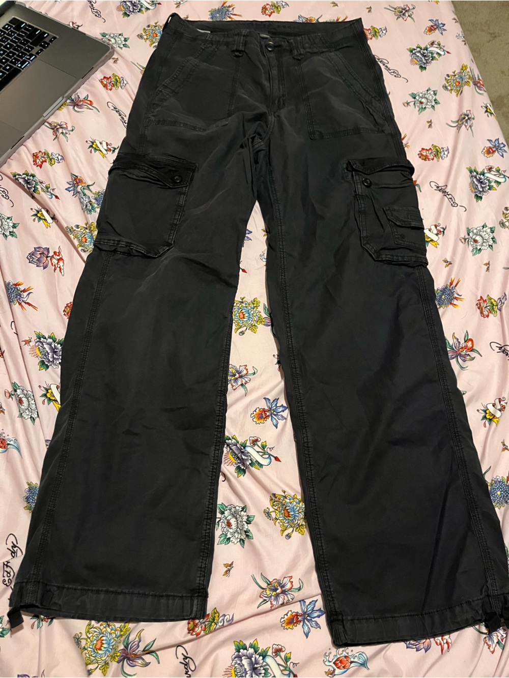Aeropostale dark gray Cargo Jogger Pants with Utility Pockets